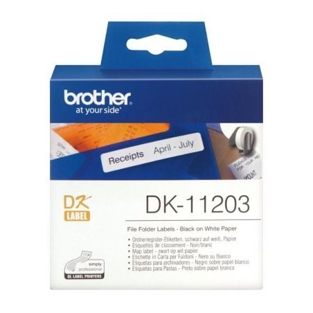 Etiquetas Precortadas Brother DK11203- 300 unidades
