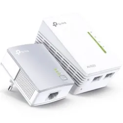 Adaptador Powerline TP-Link WPA4221KIT 600Mbps- Alcance 300m- Pack de 2