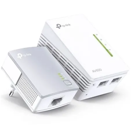 Adaptador Powerline TP-Link TL-WPA4221 KIT 600Mbps- Alcance 300m- Pack de 2
