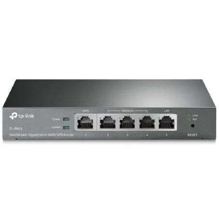 Router VPN SafeStream Gigabit TP-Link Omada TL-R605- 5 Puertos Multi-WAN