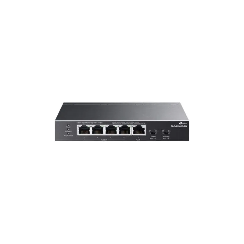 Switch TP-Link TL-SG1005P-PD 5 Puertos- RJ-45 1- 2-5Gbps PoE