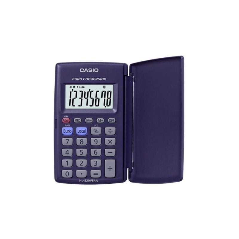 Calculadora de Bolsillo Casio HL-820VER- Azul