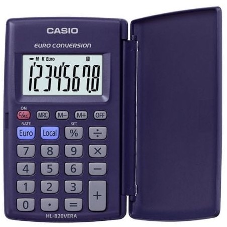 Calculadora de Bolsillo Casio HL-820VER- Azul