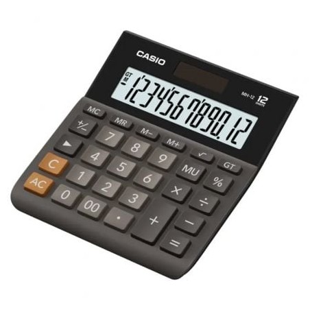 Calculadora Casio Wide H Series MH-12- Negra