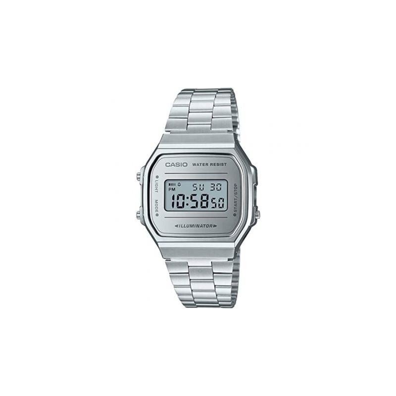 Reloj Digital Casio Vintage Iconic A168WEM-7EF- 38mm- Plata