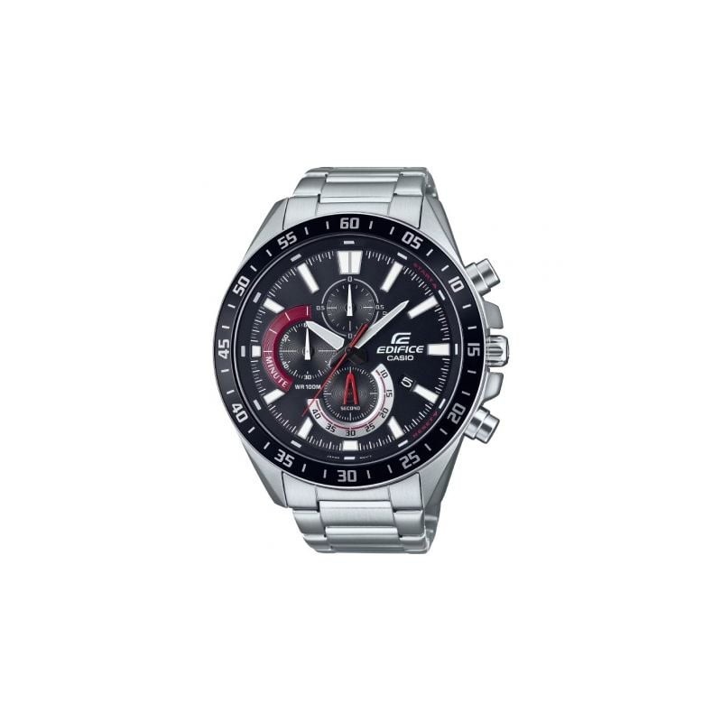 Reloj Analógico Casio Edifice Classic Classic EFV-620D-1A4VUEF- 55mm- Plata y Negro