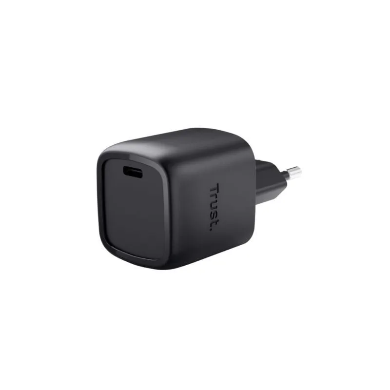 Cargador de Pared GaN Trust Maxo 30W- 1xUSB Tipo-C- 30W