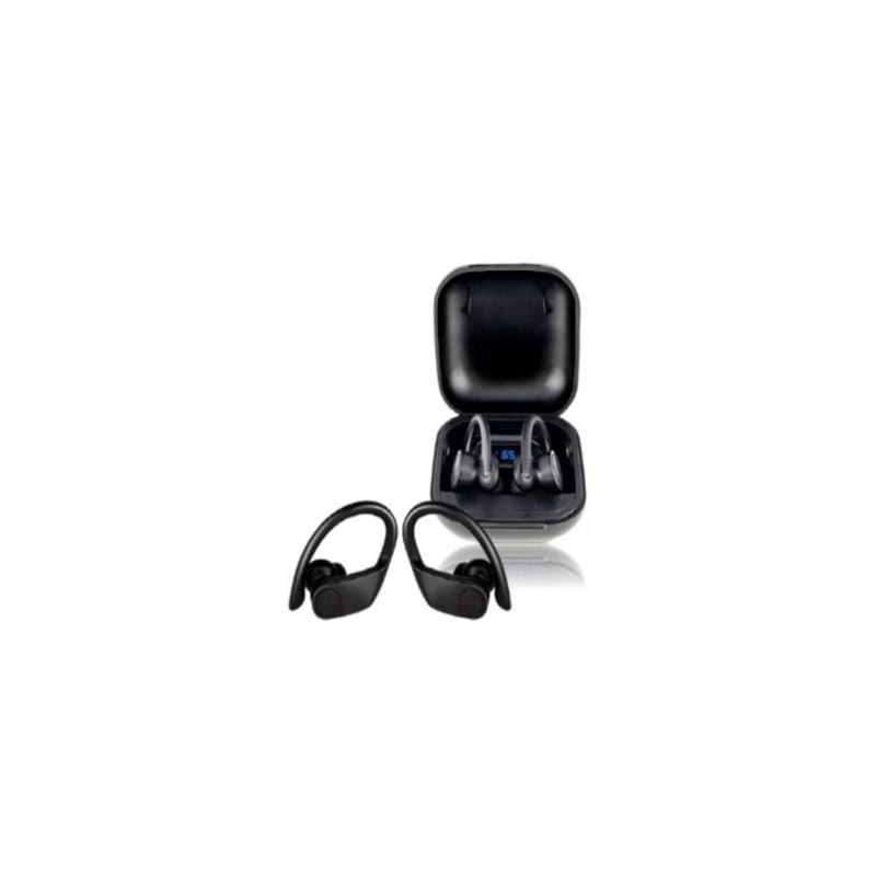Auriculares Deportivos Bluetooth Daewoo TWS SPORT DW2012 con estuche de carga- Autonomía 3h- Negros