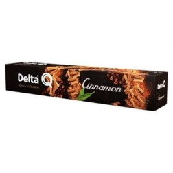 Cápsula Delta Cinnamon para cafeteras Delta- Caja de 10
