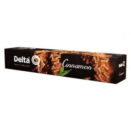 Cápsula Delta Cinnamon para cafeteras Delta- Caja de 10