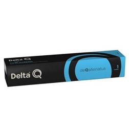 Cápsula Delta DeQafeinatus para cafeteras Delta- Caja de 10