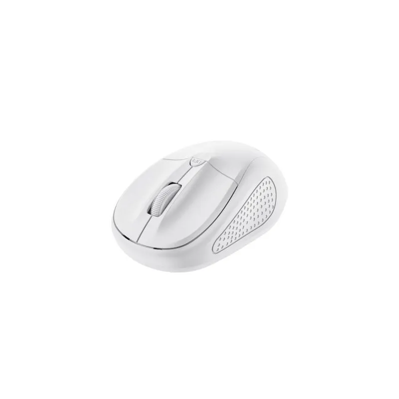 Ratón Mini Inalámbrico Trust Primo- Hasta 1600 DPI- Blanco mate