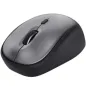 Ratón Mini Inalámbrico Trust Yvi+ Silent- Hasta 1600 DPI- Negro