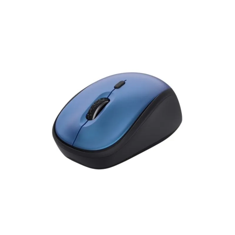 Ratón Mini Inalámbrico Trust Yvi+ Silent- Hasta 1600 DPI- Azul