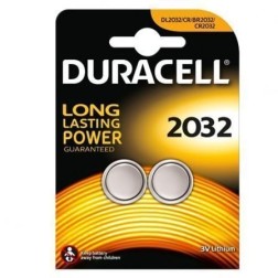 Pack de 2 Pilas de Botón Duracell DL2032- 3V