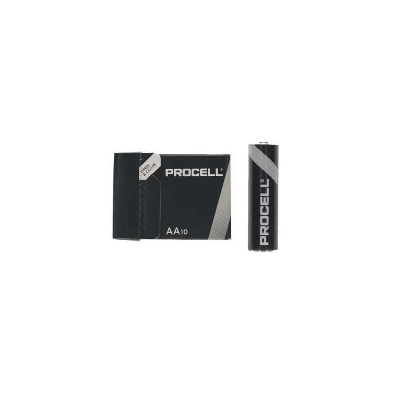 Pack de 10 Pilas AA LR6 Duracell PROCELL ID1500IPX10- 1-5V- Alcalinas