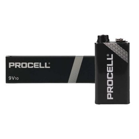 Pack de 10 Pilas Duracell PROCELL ID1604IPX10- 9V- Alcalinas