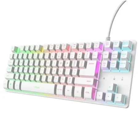 Teclado Gaming Trust Gaming GXT 833 Thado TKL 25896- Blanco