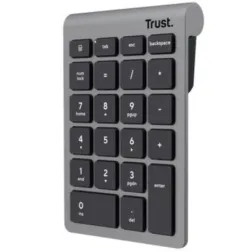 Teclado Numérico Inalámbrico Trust Xalas Wireless- Plata