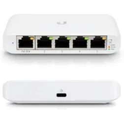 Switch Gestionado Ubiquiti USW-Flex Mini 5 Puertos- RJ45 10-100-1000 POE