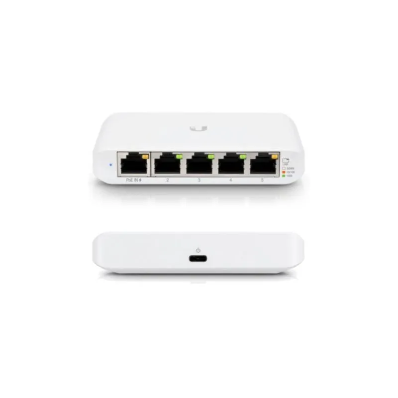 Switch Gestionado Ubiquiti USW-Flex Mini 5 Puertos- RJ45 10-100-1000 POE