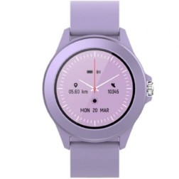 Smartwatch Forever Colorum CW-300- Notificaciones- Frecuencia Cardíaca- Purpura