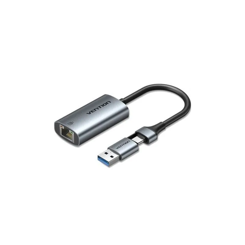 Adaptador USB-USB Tipo-C - RJ45 Vention CFQHB- 1000Mbps
