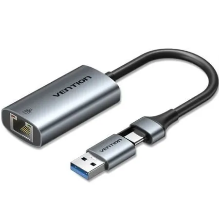 Adaptador USB-USB Tipo-C - RJ45 Vention CFQHB- 1000Mbps