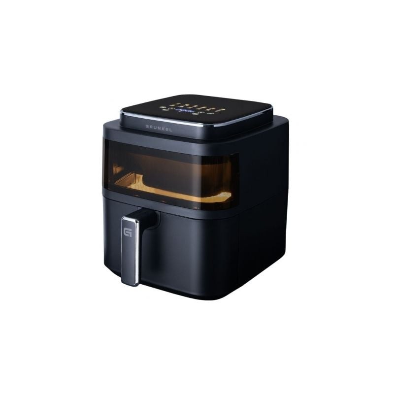 Freidora por Aire - Sin Aceite Grunkel Black Light Fryer- 1400W- Capacidad 6L