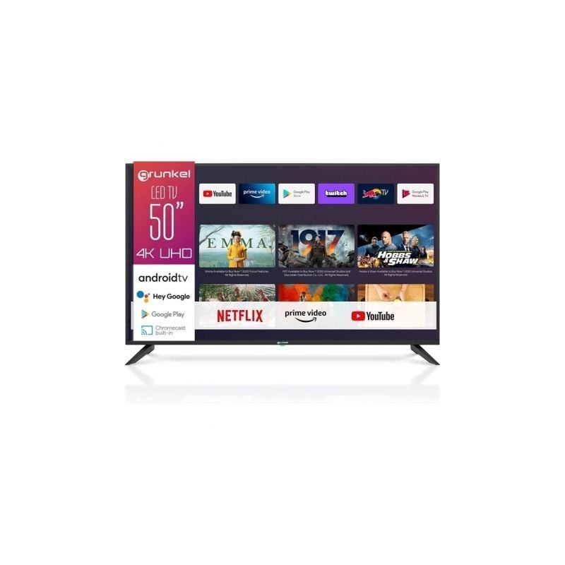 Televisor Grunkel LED-5022GOO 50"- Ultra HD 4K- Smart TV- WiFi