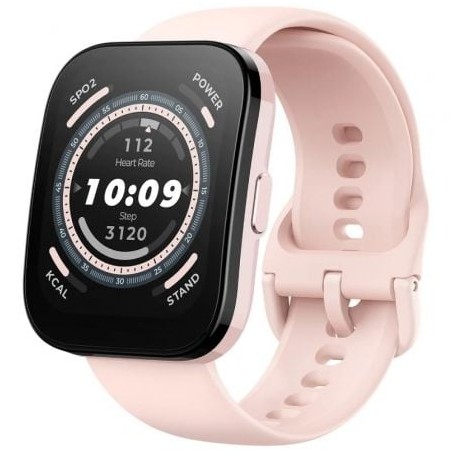 Smartwatch Huami Amazfit Bip 5- Notificaciones- Frecuencia Cardiaca- GPS- Rosa Pastel