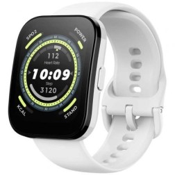 Smartwatch Huami Amazfit Bip 5- Notificaciones- Frecuencia Cardiaca- GPS- Blanco Crema