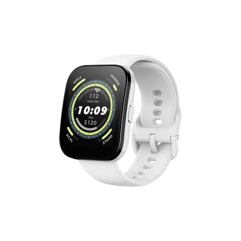 Smartwatch Huami Amazfit Bip 5- Notificaciones- Frecuencia Cardiaca- GPS- Blanco Crema