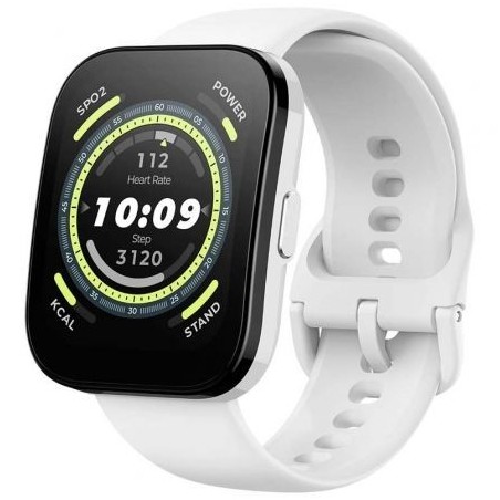 Smartwatch Huami Amazfit Bip 5- Notificaciones- Frecuencia Cardiaca- GPS- Blanco Crema