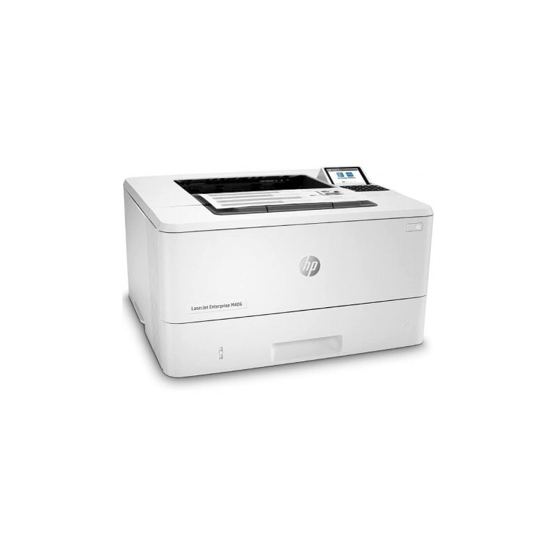 Impresora Láser Monocromo HP Laserjet Enterprise M406DN Dúplex- Blanca