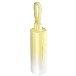Powerbank 5000mAh Vention FHWY0- 20W- Amarilla- Incluye Cable USB Tipo-C y Lightning