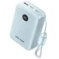 Powerbank 20000mAh Vention FKBL0-C- 22-5W- Azul- Incluye Cable USB Tipo-C