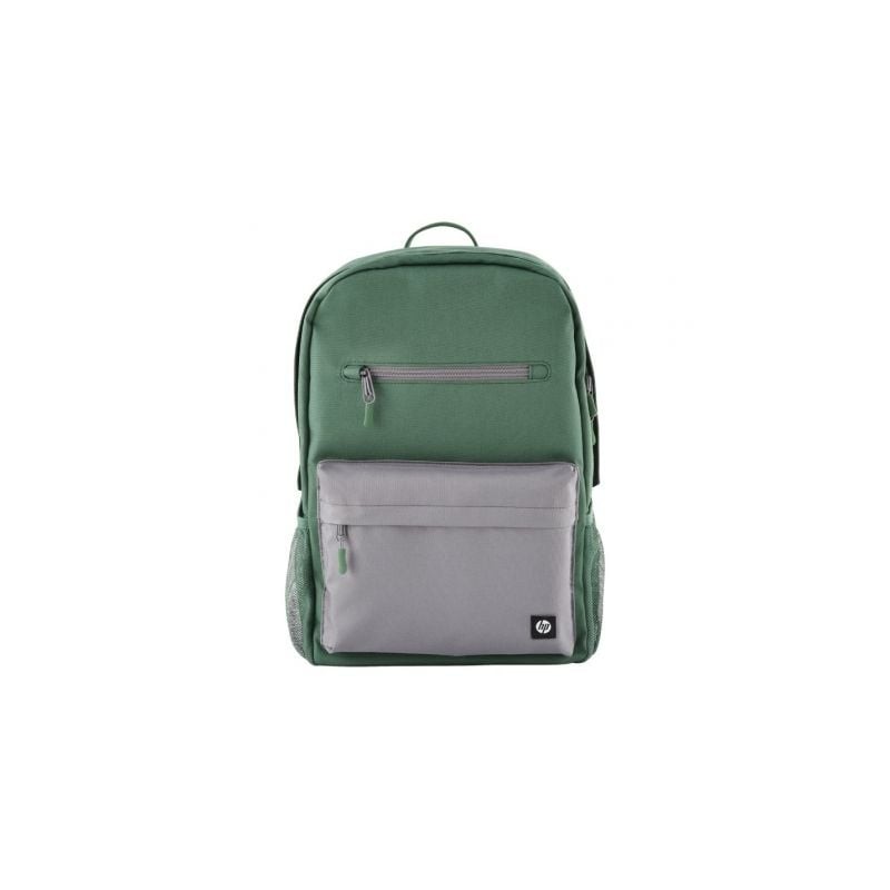 Mochila HP 7J595AA Campus para Portátiles hasta 15-6"- Verde y Gris