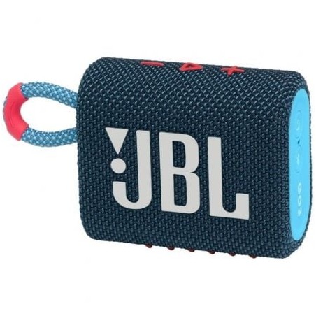Altavoz con Bluetooth JBL GO 3- 4-2W- 1-0- Azul Rosa