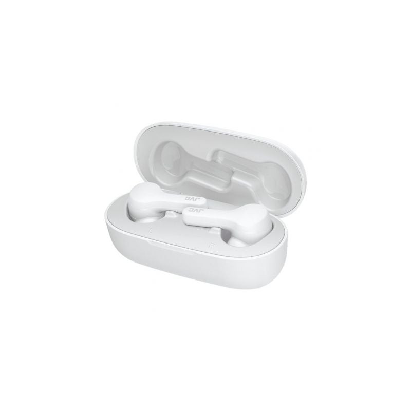 Auriculares Bluetooth JVC HA-A8T con estuche de carga- Autonomía 6h- Blancos
