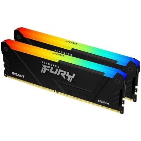Memoria RAM Kingston FURY Beast RGB 2 x 16GB- DDR4- 3200MHz- 1-35V- CL16- DIMM
