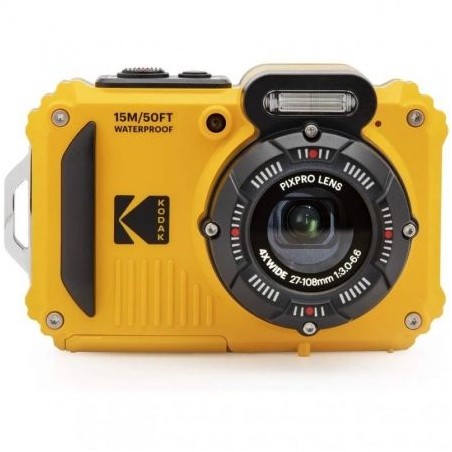 Cámara Digital Deportiva Kodak Pixpro WPZ2- 16MP- Zoom Óptico 4x- Amarilla