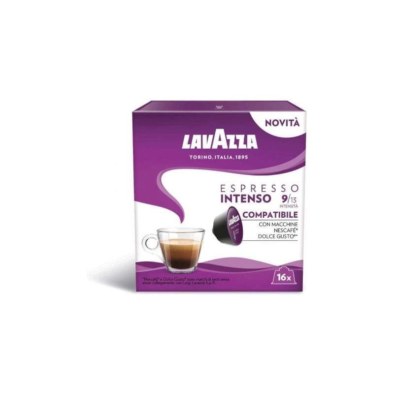 Cápsula Lavazza Espresso Intenso para cafeteras Dolce Gusto- Caja de 16