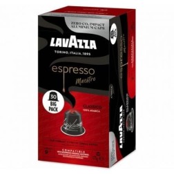 Cápsula Lavazza Espresso Maestro Clásico para cafeteras Nespresso- Caja de 30