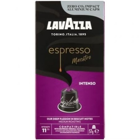 Cápsula Lavazza Espresso Maestro Intenso para cafeteras Nespresso- Caja de 10