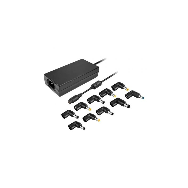 Cargador de Portátil Leotec Notebook- 120W- Automático- 10 Conectores- Voltaje 12-20V