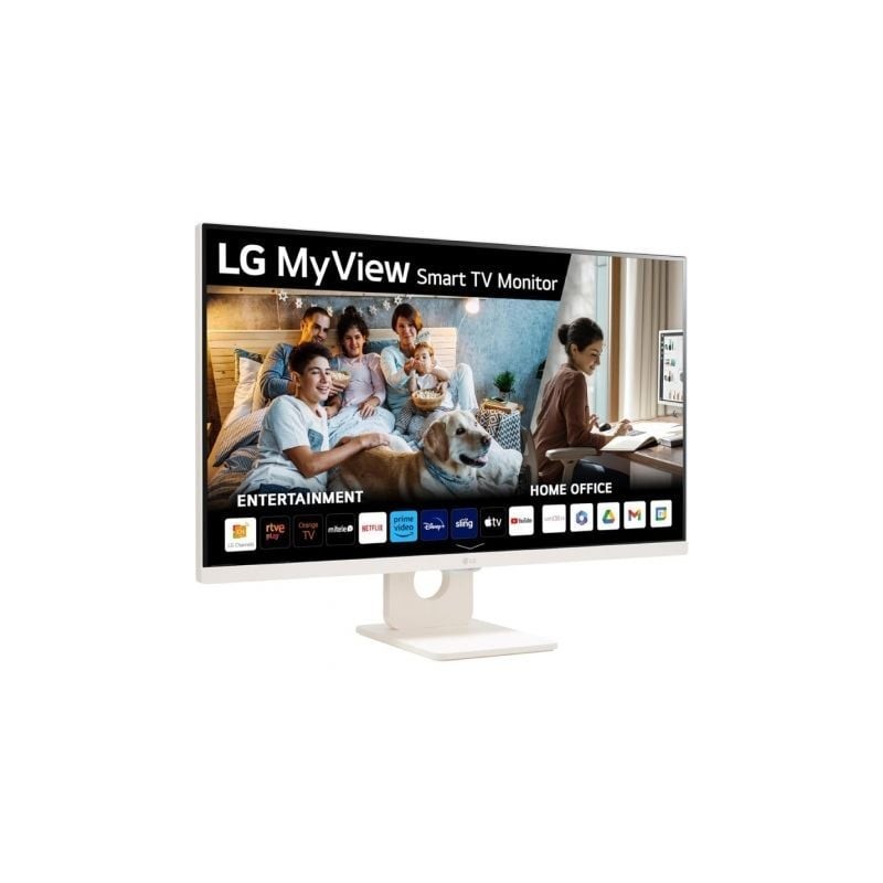 Smart Monitor LG MyView 27SR50F-W 27"- Full HD- Smart TV- Multimedia- Blanco