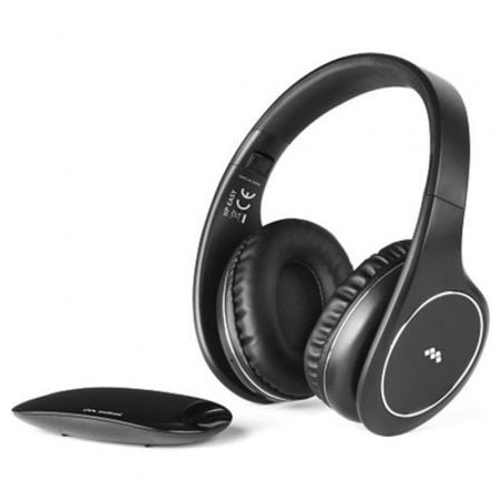 Auriculares Inalámbricos Meliconi HP Easy Digital- Jack 3-5- Toslink- Negros