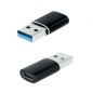 Adaptador USB 3-1 Nanocable 10-02-0012- USB Macho - USB Tipo-C Hembra