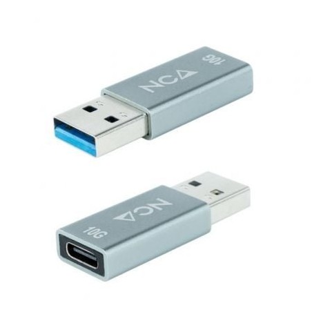 Adaptador USB 3-1 Nanocable 10-02-0013- USB Macho - USB Tipo-C Hembra